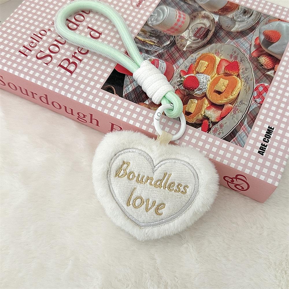 11 Плюшевый брелок-сердечко, подвеска для студенческой холщовой сумки, украшение, подвеска для детского рюкзака, шнурок для мобильного телефона