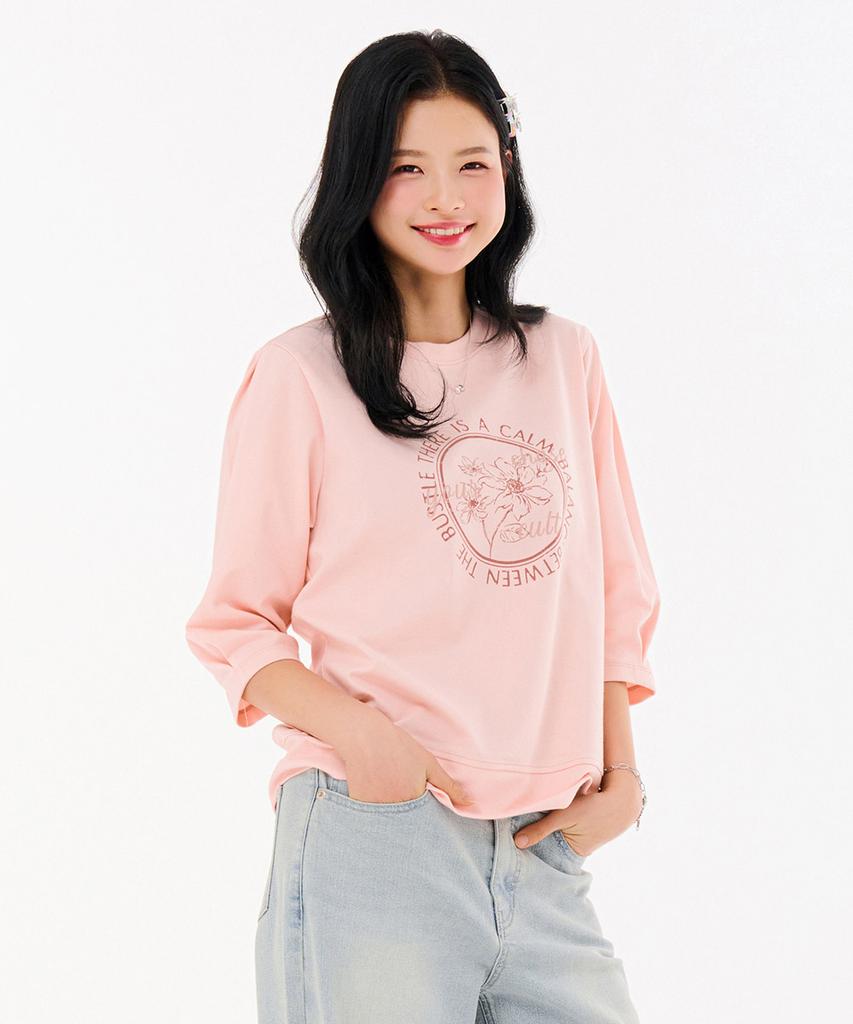CHASECULT Women'S Volume Sleeve 3/4 Sleeve Sweatshirt-Farg5169B0P