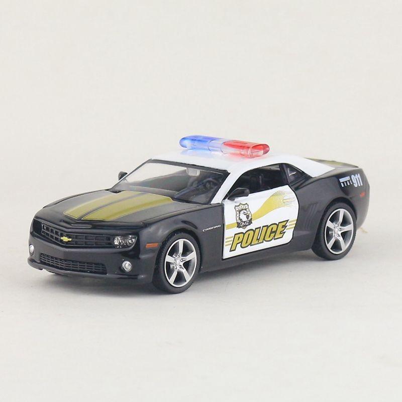 Car Alloy Model Camaro Bumblebee Police Car Toy For Kids Collectors