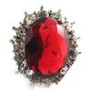 Red 'Scarlett' Crystal Ring - 32x22 Mm