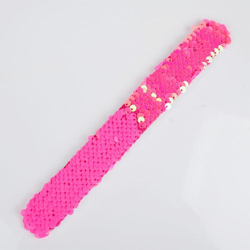 Рождественские украшения с блестками для детей, двойные цвета, ювелирные изделия, браслет с русалкой, фестивальный подарок, хлопковое кольцо, 1 шт.