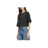 Calvin Klein Однотонная футболка с круглым вырезом и логотипом, женские топы, черный J221110-BEH