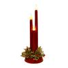 Christmas LED Candle Lamp Battery Powered Flameless Fake Taper Candle Decoration Flickering Long Electric Simulation Candle Light