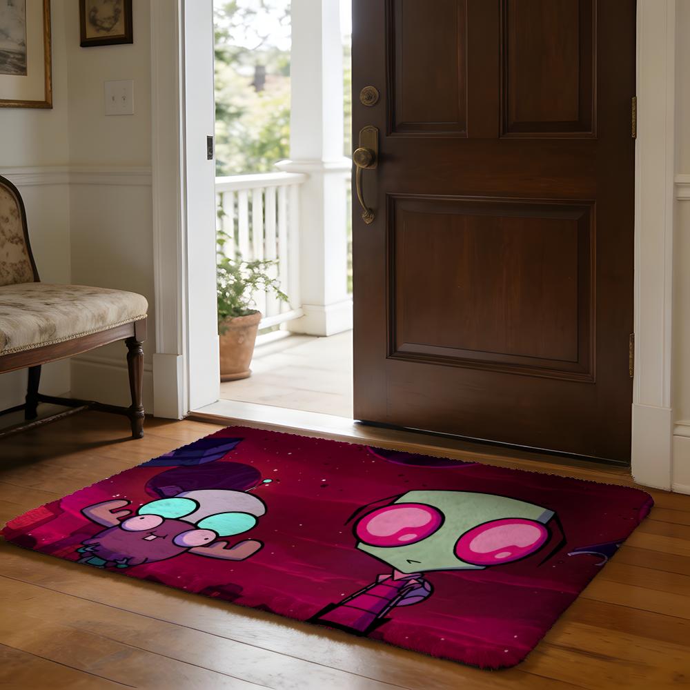 Floor Mat Soft Flannel Rug Non Slip Absorbent Mat for Bathroom Bedroom Home Decor Toca L Life World game