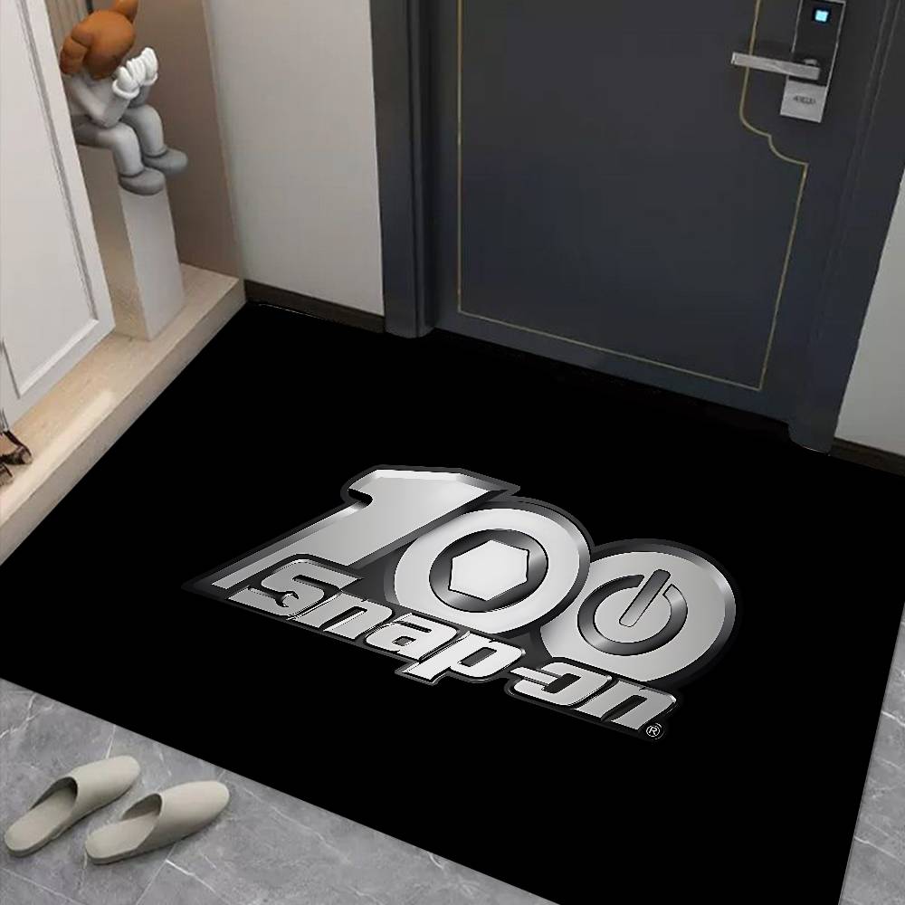 Snap-On Logo Floor Carpet Kids Room Bedroom Decoration Balcony Anti-Slip Doormat Living Room Hotel Decor Mat