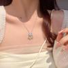 Chinese Zen Butterfly Necklace - Elegant Retro Clavicle Chain for Women, Versatile High-End Ethnic Style Accessory