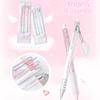4Pcs/Set Soft Comfort Grip Pearl Angel Gel Pen Set 0.5mm Kawaii Cartoon Pens  Kids