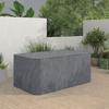 Garden Furniture Cover, Waterproof Windproof 420D Heavy Duty Oxford Fabric Rattan Furniture Cover, Rectangular Outdoor Table Chair Set Cover