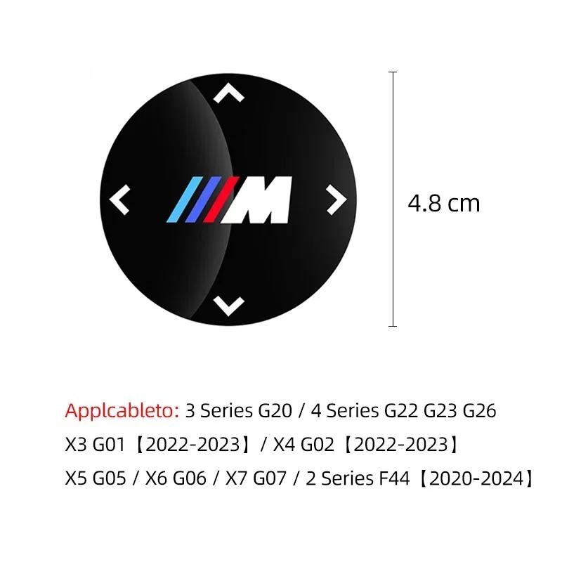 BAGE7 Car Sticker Hot 2026 2026 E90 E60 BMW Rotation Button Sticker Central Control Button Protection Cover For BMW G30 G32 G01 G02 G0