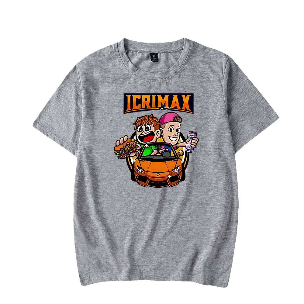 Женская мужская футболка Icrimax с принтом Летняя повседневная одежда для женщин и мужчин Модные футболки