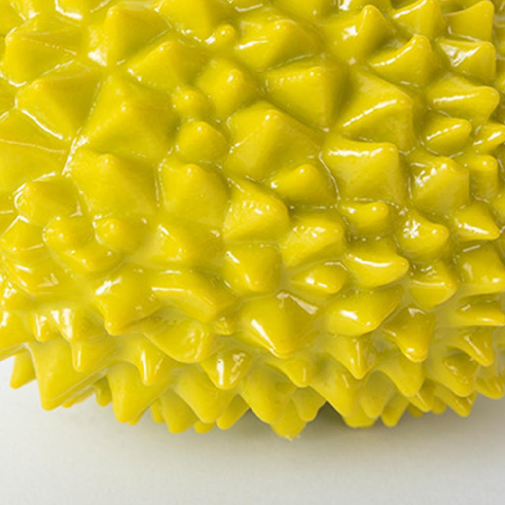 Durian Dog Squeaky Toys Simulation Durian Shape Bite Resistant Interactive Dog Squeaky Toy for Chewi