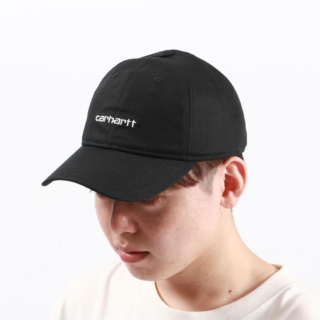 Кепка Carhartt WIP CANVAS SCRIPT CAP I028876 Белый x Черный Один размер