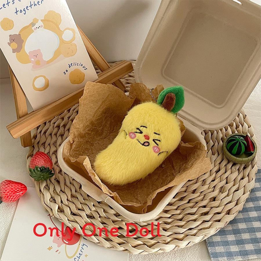 Fruit Plush Keychain With Pp Cotton Filling Perfect For Kids And Collectors