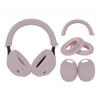 Adhiper 3 комплекта силиконовых чехлов для наушников Sony XM5, аксессуары-чехлы, силиконовые накладки для наушников, чехол для оголовья, чехол для амбушюр, моющийся, дымчато-розовый