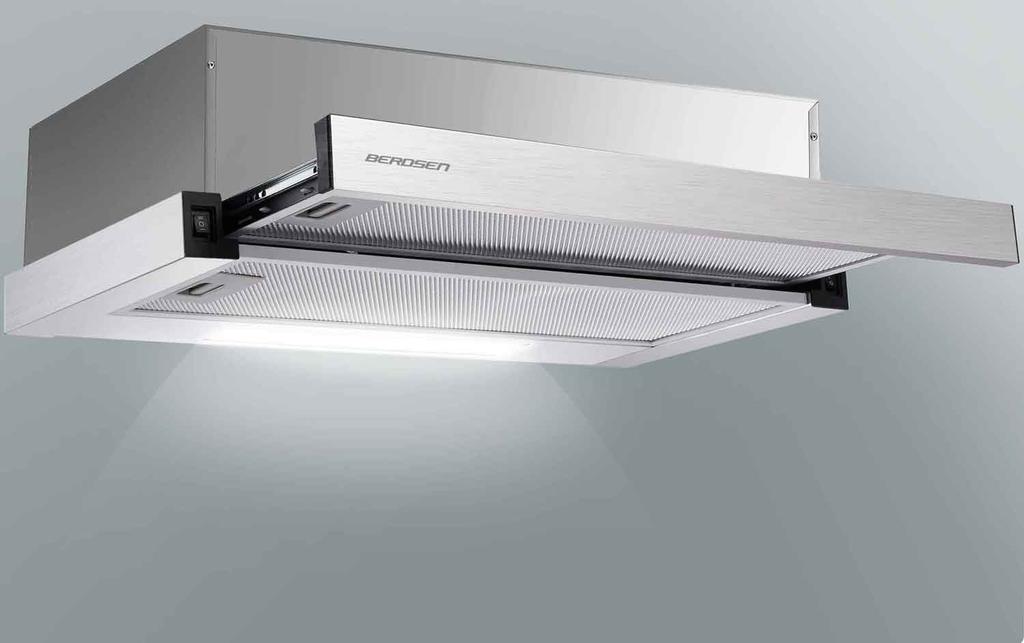 OKAP TELESKOPOWY KUCHENNY 60cm INOX