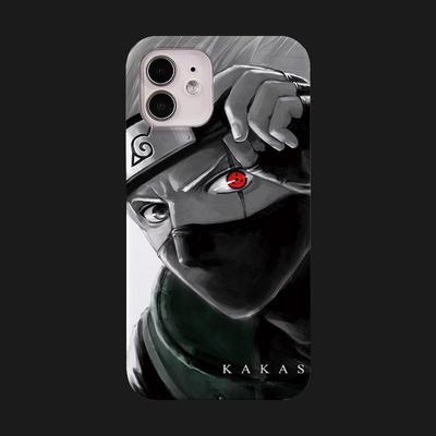 Аниме чехол для телефона Наруто Какаши для iPhone 13/12 Pro Max/11/X/8 Plus