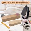 Hardwood Tailors Clapper for Ironing Quilting Professional Sewing Tool for Flattening Fabrics Point Pressing Wrinkle Elimination Beech Wood Presser