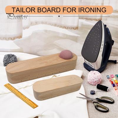 Клаппер для портных из твердой древесины для глажки и квилтинга Профессиональный швейный инструмент для выравнивания тканей Точечный пресс для устранения морщин Прижимная лапка для древесины бука