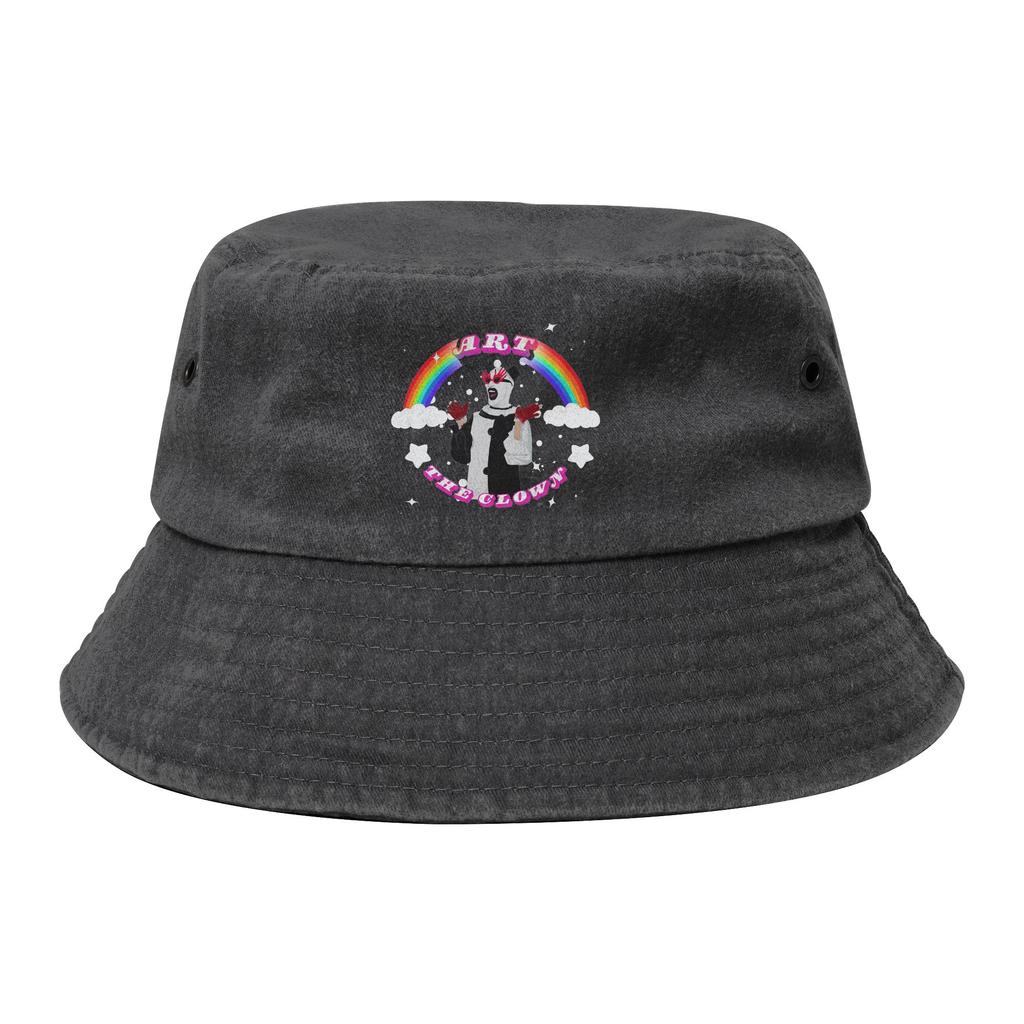 Art The Clown Terrifier Bucket Hat for Women Unisex Field Hat Style Foldable for Camping Fishing FisherUnisex Hat Session Hat
