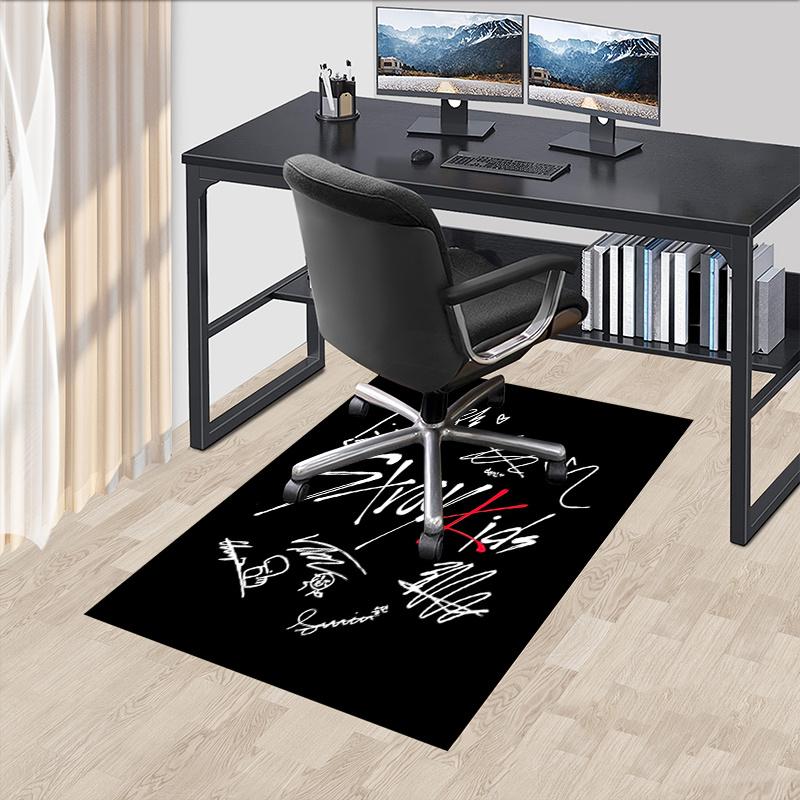 1pc Office Kpop Staykids Rug Chair Mats Study Room Carpet Office Supplies Christmas Gift Q131