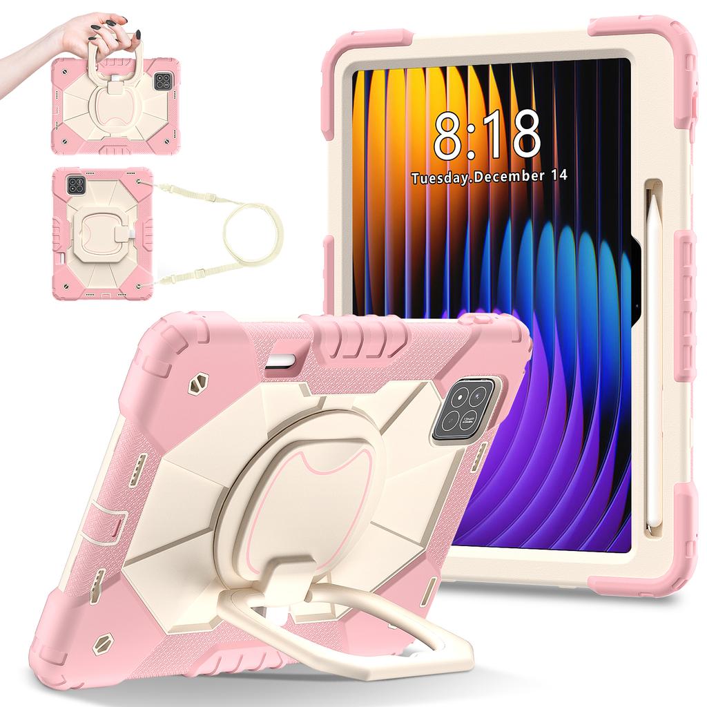 Для Xiaomi Pad 7 Pro/Pad 7 Чехол Силикон+ПК Подставка Чехол для планшета