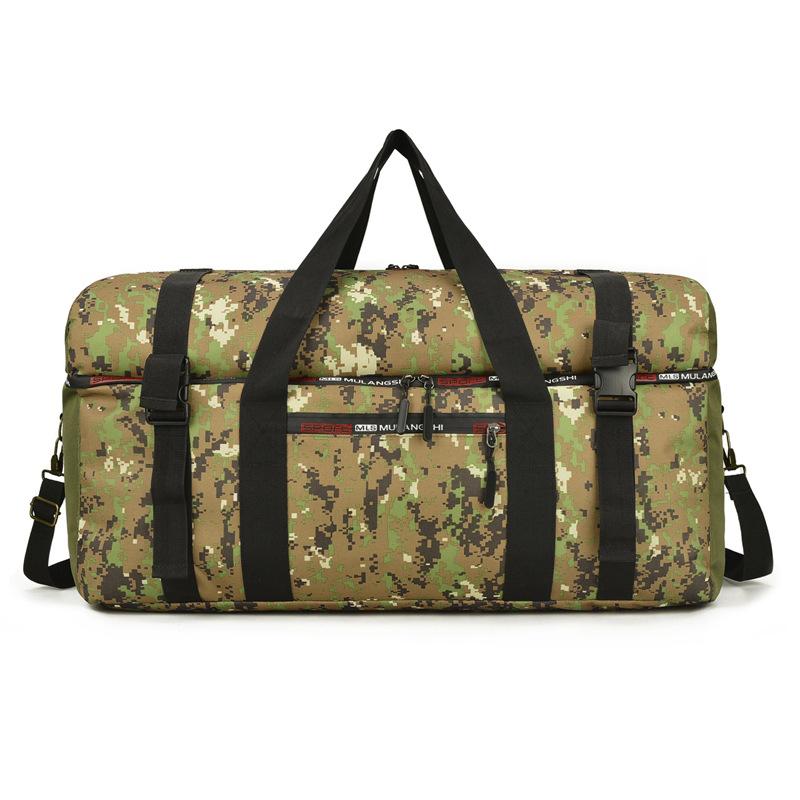 Сумка для багажа большой вместимости, водонепроницаемая уличная сумка для переноски на дальние расстояния, дорожная сумка, проверенная упаковка, дорожная сумка для одежды