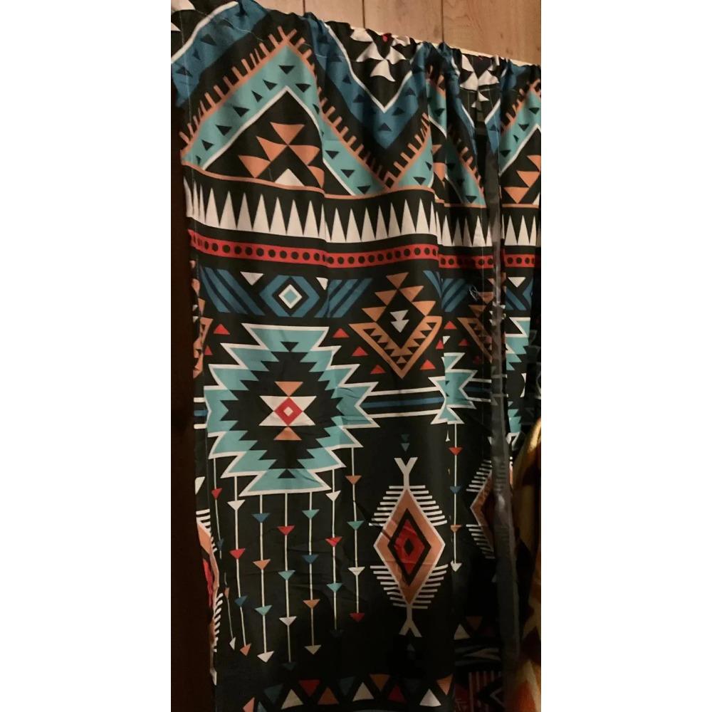 2 шт. Мандала Бохо плотные шторы Богемные цветы полосы карнизы оконные шторы для спальни гостиная этнический винтажный Пэт