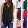 Womens Casual Vest Shirt Ladies V Neck Sleeveless Loose T-shirt Blouse Tee Top