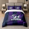3Pcs Bedding SetMelbourne Storm Soft Bed Sheet and Two Pillowcases Home Bedroom Decor