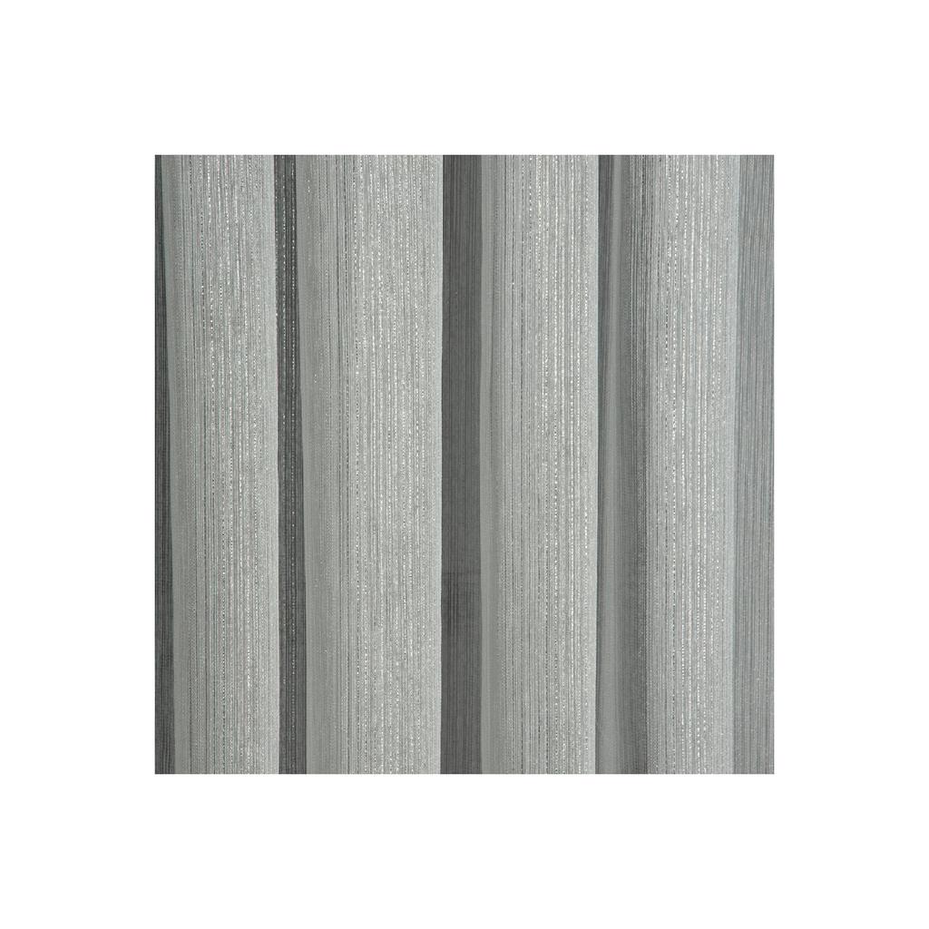Штора Плоская Тонкая Полосатая (Артурия) Тюлевые шторы с частым ворсом (От 1 до 3 стопок) Посадка серебра