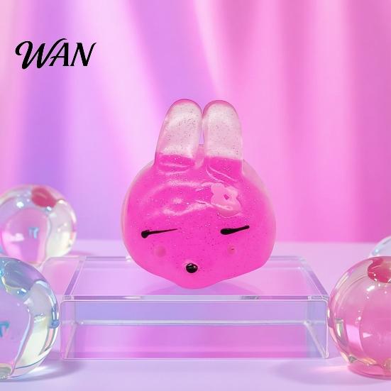 Animal Pinch Toy Mini Glitter Squeeze Toy, Whale Hedgehog Dolphin Crab Rabbit TPR Stress Ball Anxiety Relief Stretchy Ball, Party Favors Portable