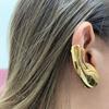 Earlobe Ear Cuff Clip On Earrings Without Piercing For Women Men Gold Color Auricle Earings Punk