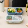 Rectangle Silicone Lunch Box Airtight Food Storage Container Practical Fresh Keeping Box  Outdoor