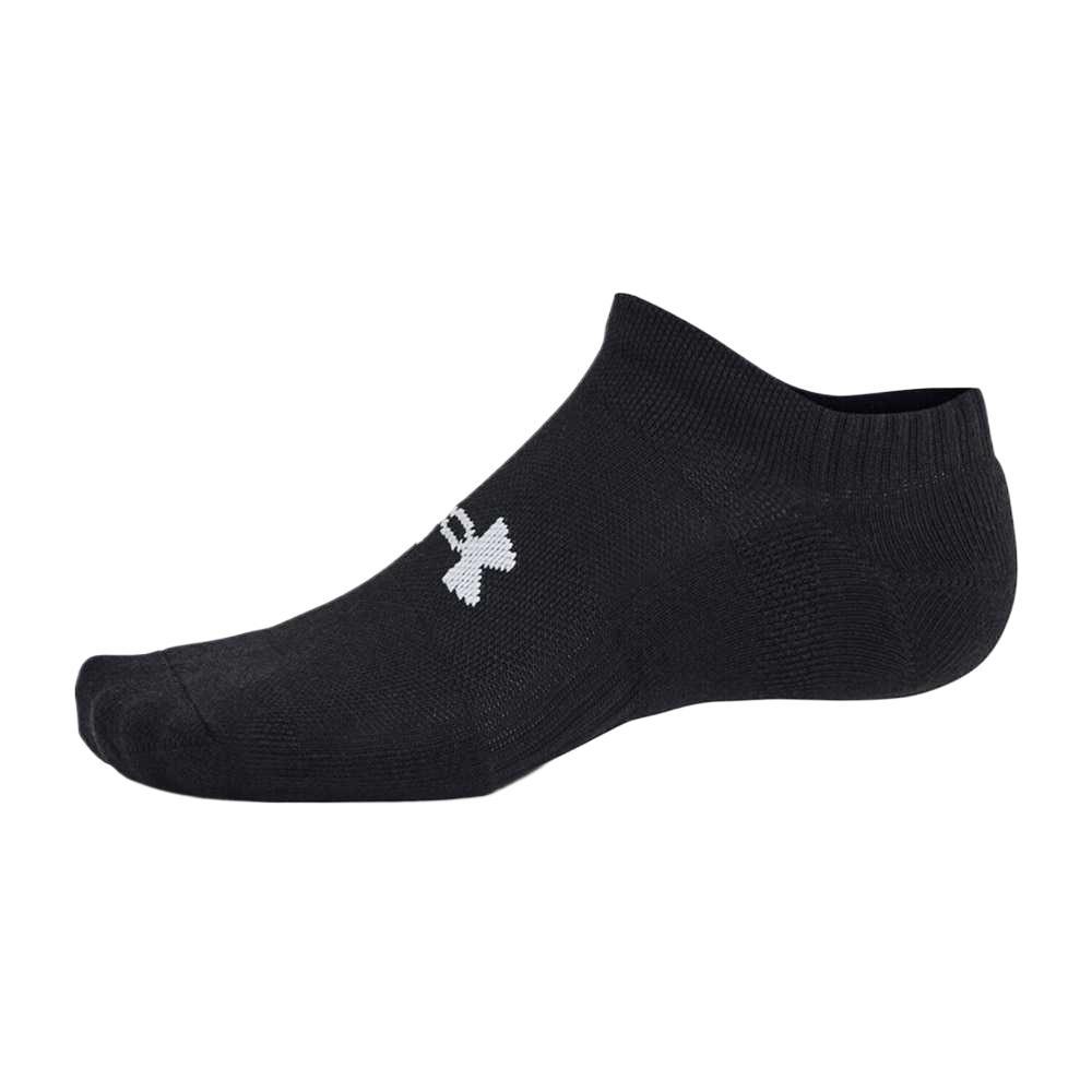 Under Armour Raining Ankle Socks Unisex 3 Pack Black 1386313-001
