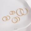 14K Gold-Filled Color-Preserving Thin Hoop Earrings - European/American Style, DIY Handmade Ear Cuffs.