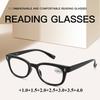 Reading Glasses for Men Women Round/Square Frame/Cat Eye Spring Hinge Ultra Light Readers Eyeglasses Presbyopia with Diopter
