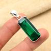 Chrome Diopside Gemstone Handmade 925 Sterling Silver Jewelry Pendant For Women
