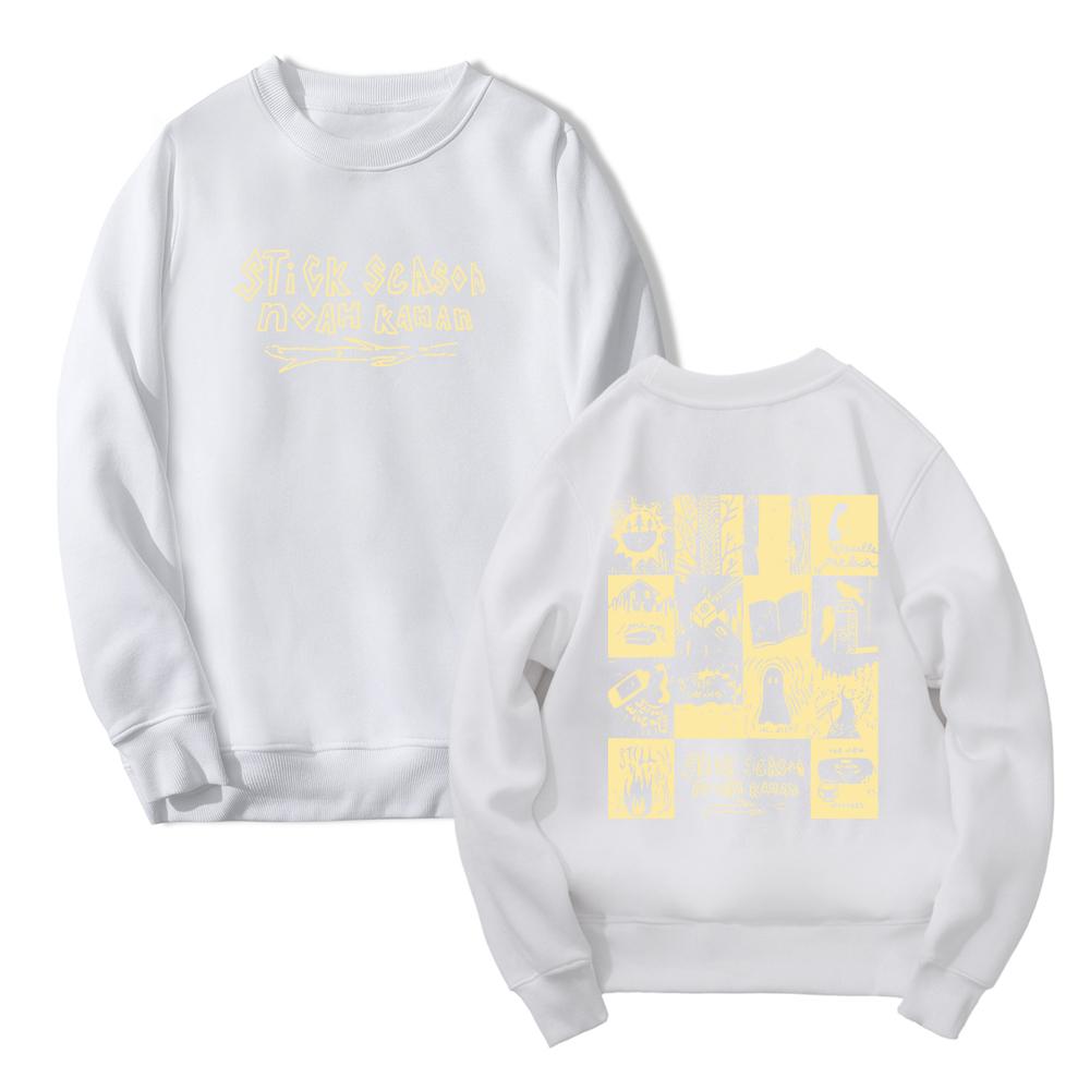 NOAH KAHAN Stick Season 2023 World Tour, толстовка большого размера, женский пуловер унисекс с длинными рукавами, свитшот с круглым вырезом, повседневный спортивный костюм