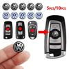 B6 VW Для Volkswagen 2/5/10 шт. 14 мм Наклейки-эмблемы на ключ автомобиля Автомобильный пульт Логотип ключа Для Volkswagen VW Golf 4 5 Tiguan Jetta Transp