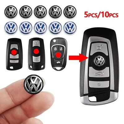 B6 VW Для Volkswagen 2/5/10 шт. 14 мм Наклейки-эмблемы на ключ автомобиля Автомобильный пульт Логотип ключа Для Volkswagen VW Golf 4 5 Tiguan Jetta Transp