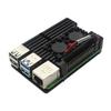 Металлический корпус с пассивным охлаждением для Raspberry Pi 3B и 4, Корпус-замена из алюминиевого сплава с совместимостью для медного радиатора