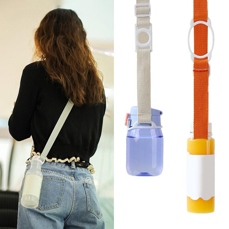 2 в 1 регулируемый ремень для бутылки с водой, универсальный портативный держатель для бутылки с водой, плечевой ремень, держатель для стакана, дорожный ремень