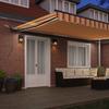 Awning Fabric Yellow and Orange 500 x 300 cm Polyester