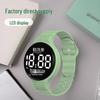 Светодиодные светящиеся цифровые спортивные часы H2 – Круглые, дизайн интернет-знаменитости для студентов