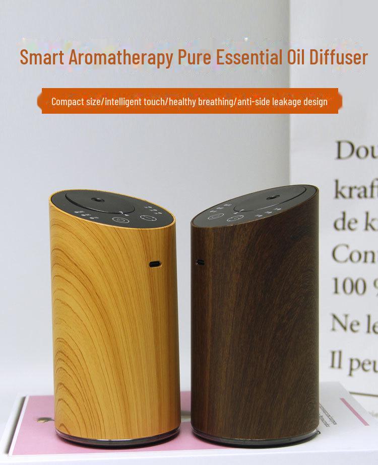 Креативный аромадиффузор с текстурой дерева для офиса и автомобиля - Настольный дизайн с большим распылением