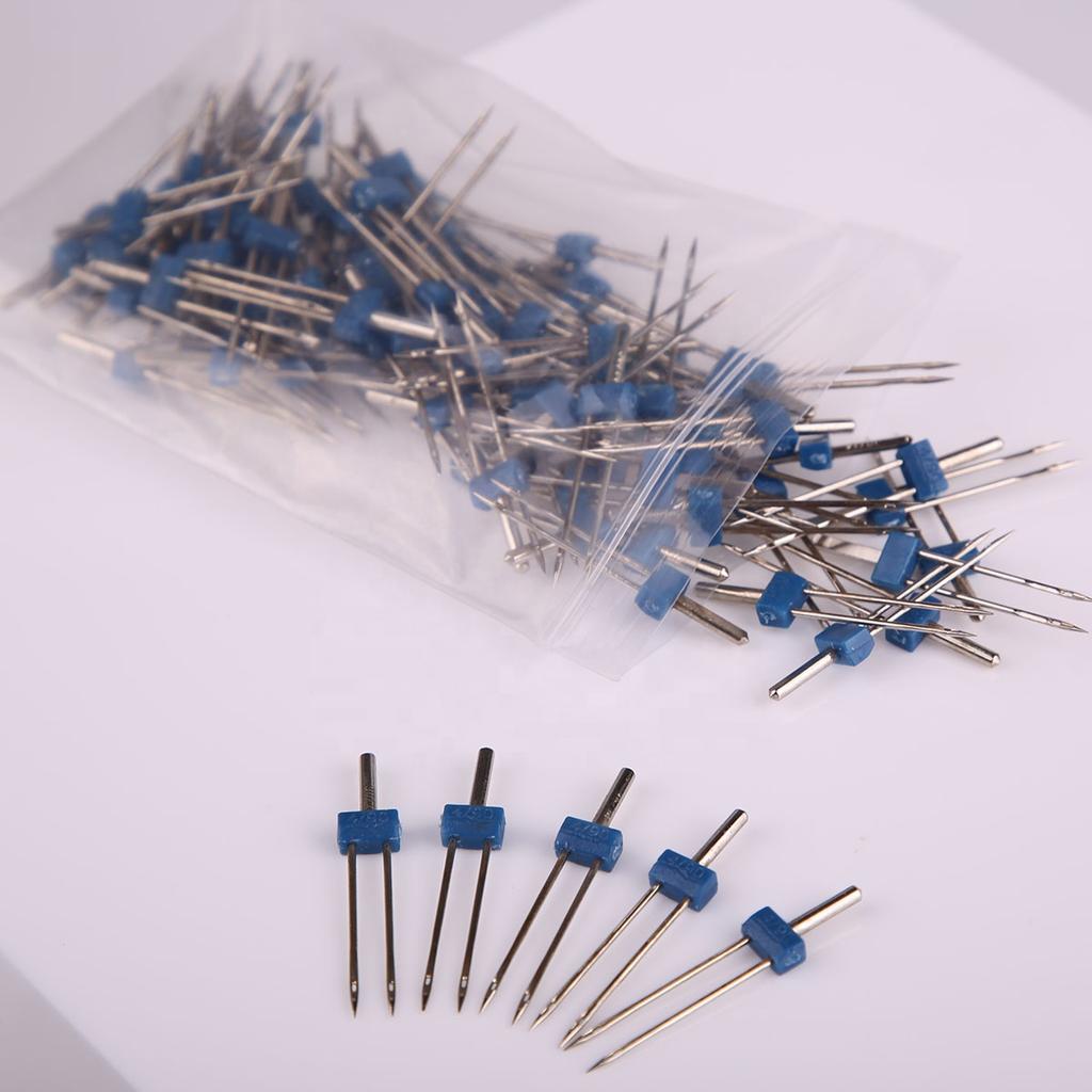 RTS 100Pcs/Bag for Sewing Machine Accessories 2mm Double Sewing Machine Needles