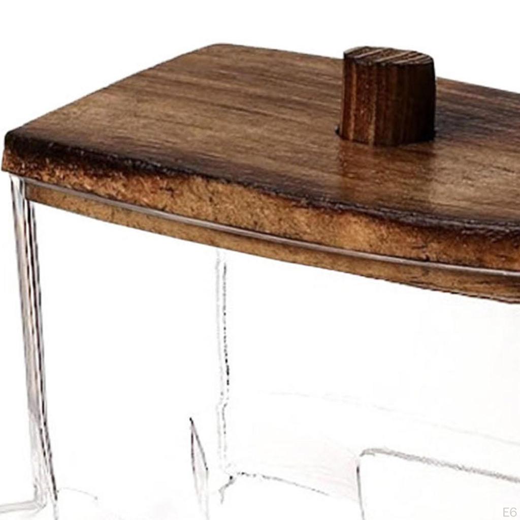 Cosmetic Cotton Swab Organizer with Lid