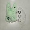 Soft Halloween Plushie Fluffy Stitched Bunny Quirky Doll Gothic Rabbit  Cosplayers