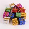 24pcs Christmas Tree Ornaments Hanging Small Gift Boxes Pendants Xmas Tree Decor Party Supplies