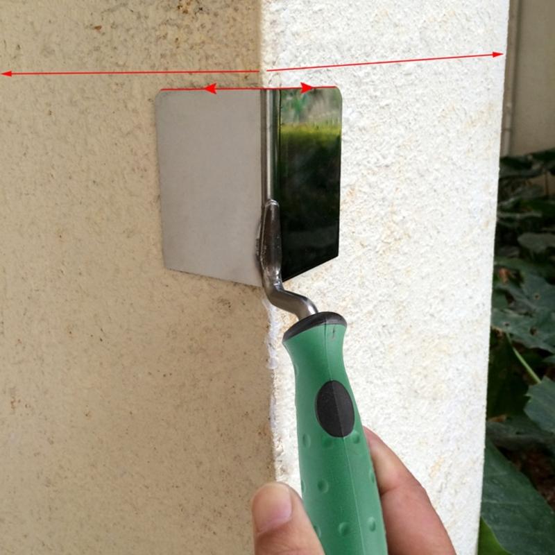 Инструмент для углов гипсокартона для ремонта дома под углом 90 градусов, профессиональный инструмент для заделки углов, шпатель из нержавеющей стали